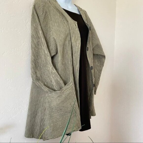 Mill Valley Longline Lagenlook Painter's Shirt L - Picture 7 of 14